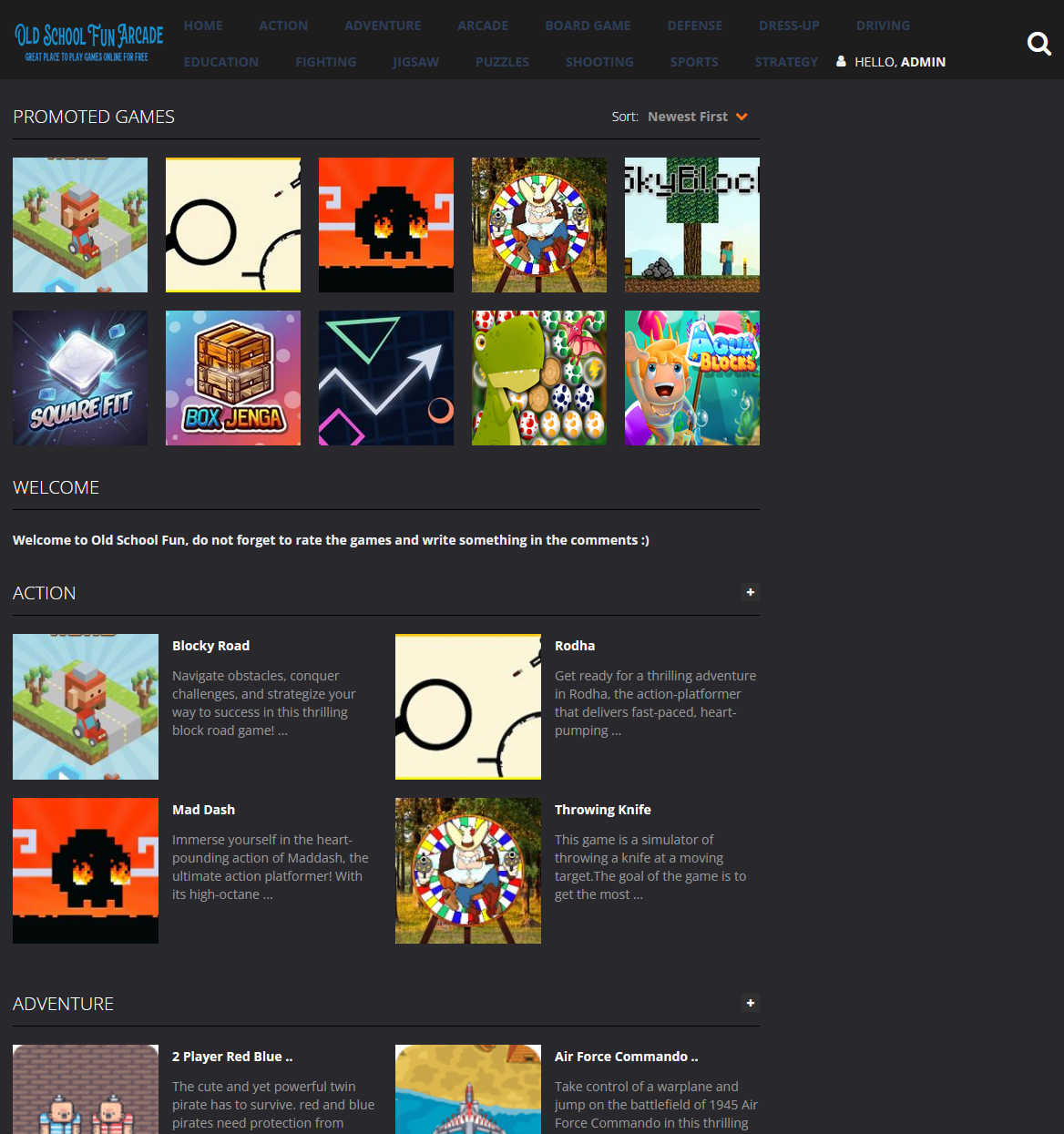 Old School Fun Arcade